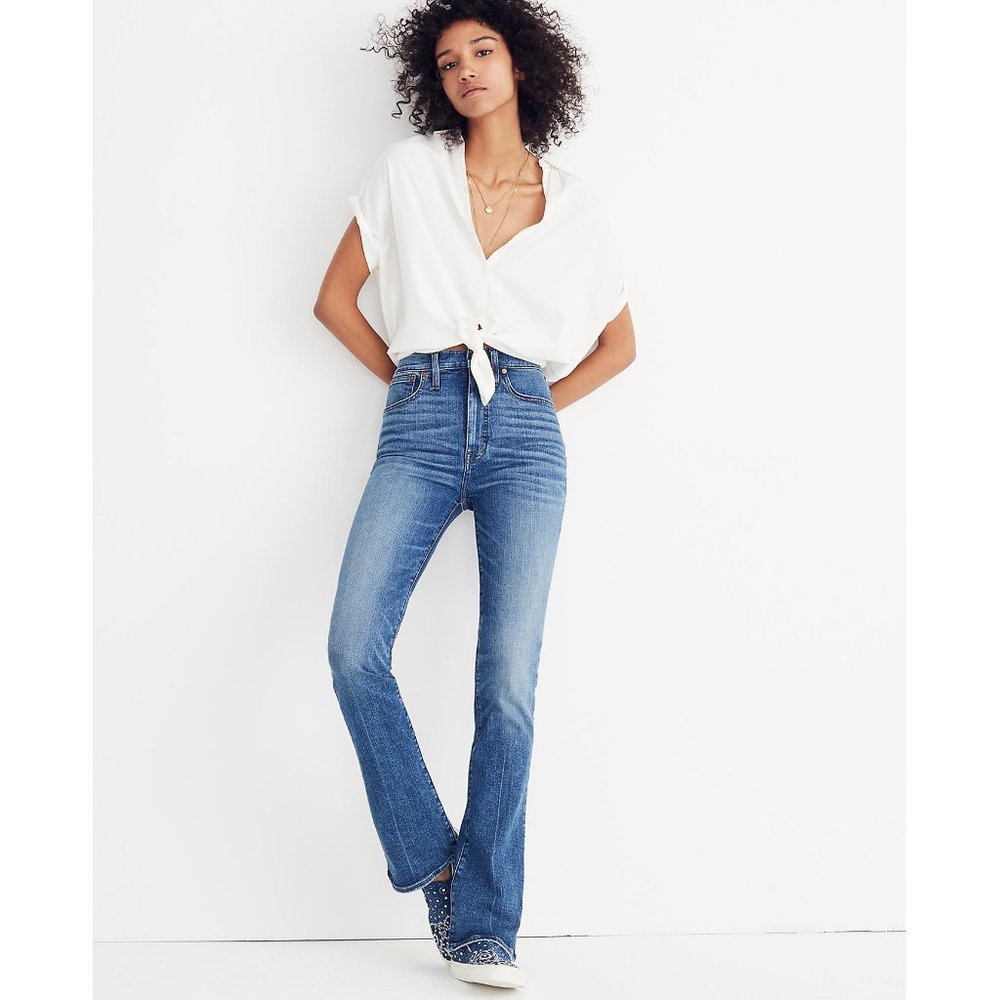 NWOT Skinny Flare Jeans in Garland Wash